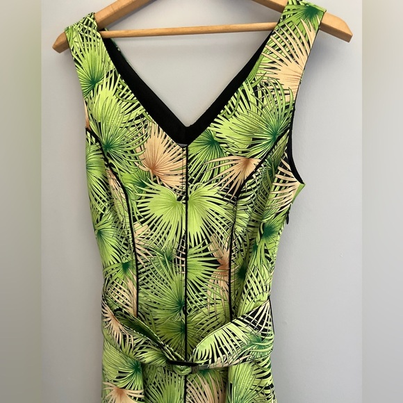 Linea Domani Tropical Print Dress 6P - Picture 6 of 12